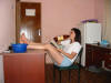 Пиво Янтар. На улице - жаркий вечер, а в домике холодное пиво из холодильника и возможность сидеть ТАК, КАК УДОБНО!!!